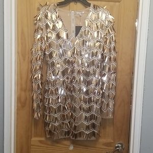 Rose gold dress